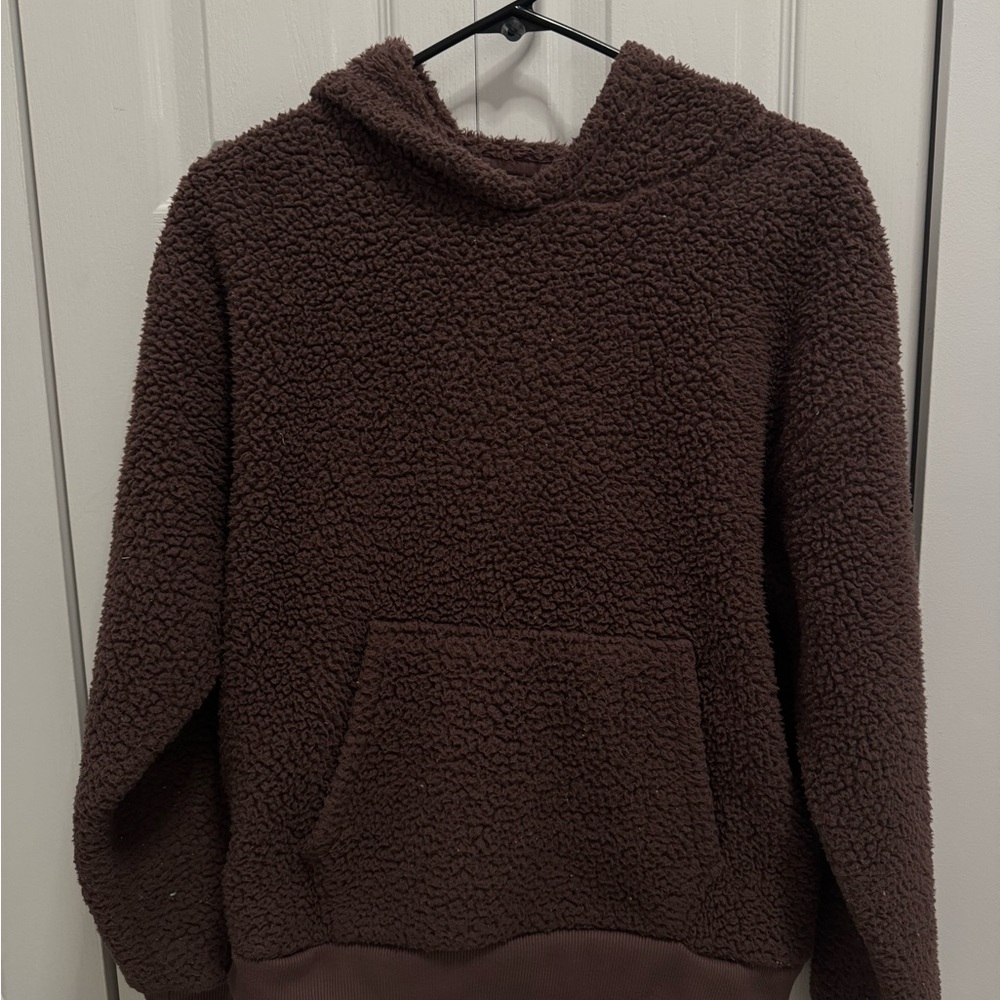 American Eagle Outfitters Purple Sherpa Hoodie